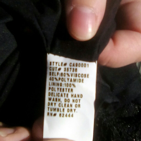 Nicole Miller Black Lace Dress Sz4 EUC - Picture 8 of 8